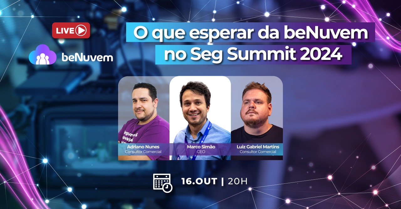 Participe da live da beNuvem no dia 16/10!